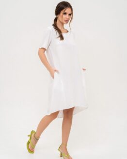 Фото вещи ISSA Plus Платье мини (13908_white) Женское, цвет - Белый, материал - Полиэстер