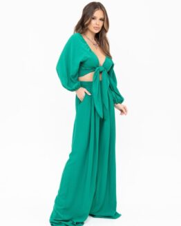 Фото вещи ISSA Plus Костюм (13902_green) Женское, цвет - Зелёный, материал - Лён