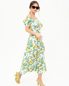 Фото вещи ISSA Plus Платье макси (13924_white) Женское, цвет - Белый, материал - Хлопок