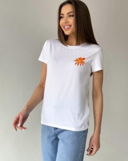 Фото вещи ISSA Plus Футболка (WN20-446_white) Женское, цвет - Белый, материал - Хлопок/вискоза