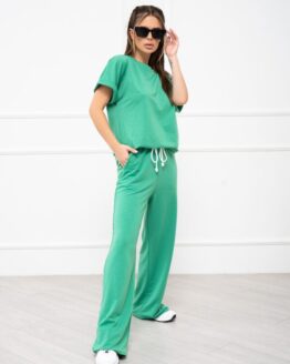 Фото вещи ISSA Plus Костюм (13934_green) Женское, цвет - Зелёный, материал - Хлопок/полиэстер