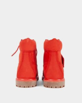 Фото вещи Timberland Premium 6-Inch Waterproof Ботинки (TG3157) Женское, цвет - Красный, материал - Нубук