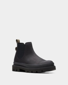 Фото вещи Clarks Badell Челси (OM3886) Мужское, цвет - Чёрный, материал - Нубук