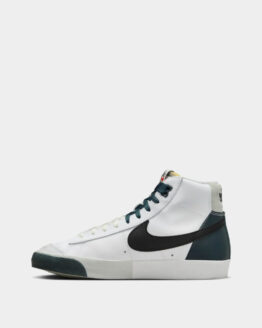 Фото вещи NIKE Blazer Mid 77 Premium Кеды высокие (CE670) Мужское, цвет - Белый, материал - Кожа