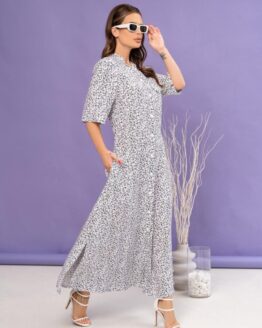 Фото вещи ISSA Plus Платье макси (14075_white) Женское, цвет - Белый, материал - Хлопок