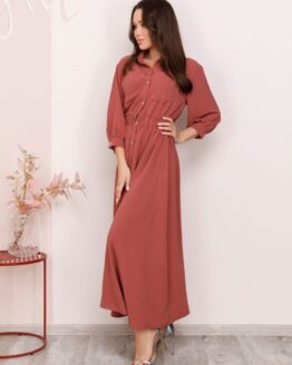 Фото вещи ISSA Plus Платье макси (SA-169_darkpink) Женское, цвет - Розовый, материал - Полиэстер