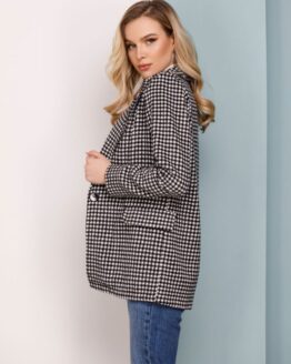 Фото вещи ISSA Plus Пиджак (12476_black) Женское, цвет - Чёрный, материал - Хлопок