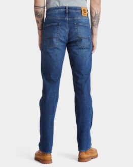 Фото вещи Timberland Squam Lake Stretch Прямые джинсы (TH6092) Мужское цвет - Синий материал - Хлопок