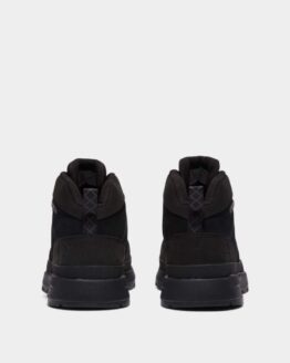 Фото вещи Timberland Euro Trekker Mid Leather Ботинки (TF5210) Мужское, цвет - Чёрный, материал - Нубук/текстиль