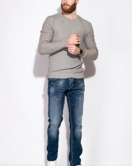 Фото вещи Потертые джинсы 120PFANG756 (Синий)(29)