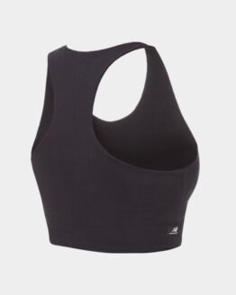 Фото вещи New Balance Essentials Reimagined Топ спортивный (MQ851) Женское, цвет - Чёрный, материал - Хлопок