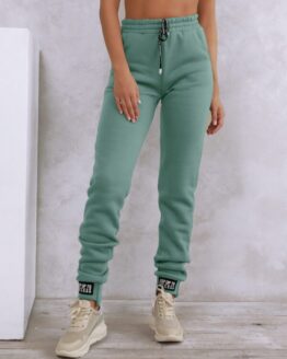Фото вещи ISSA Plus Штаны спортивные (12285_mint) Женское, цвет - Мятный, материал - Хлопок