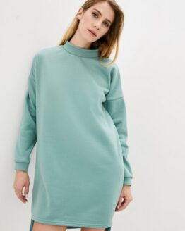 Фото вещи ISSA Plus Платье мини (12221_mint) Женское, цвет - Мятный, материал - Хлопок