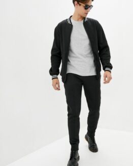 Фото вещи ISSA Plus Спортивный костюм (GN-448_black) Мужское, цвет - Чёрный, материал - Текстиль