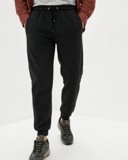 Фото вещи ISSA Plus Штаны спортивные (GN-402_black) Мужское, цвет - Чёрный, материал - Хлопок/полиэстер