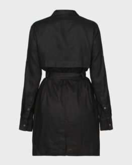 Фото вещи Женское черное льняное платье Черный XS PRPY PWWVDRUA 0006