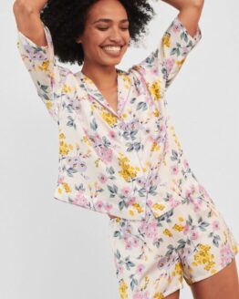 Фото вещи Женская белая рубашка с узором NAIM Белый M Etam 6525408