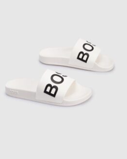 Фото вещи Женские белые слайдеры Белый 40 BOSS 50425631;100