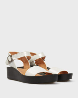 Фото вещи Женские серебристые кожаные сандалии Серебряный 37 Respect 252-17482  FLORIA WHITE