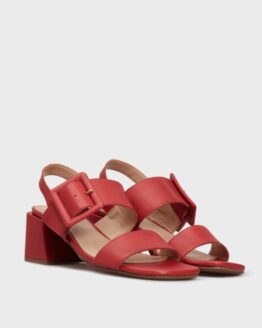 Фото вещи Женские красные кожаные босоножки Красный 36 Respect VK56-141173