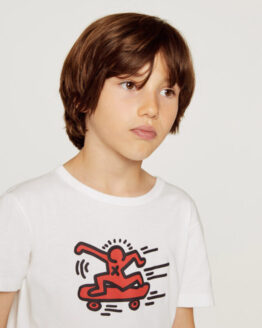 Фото вещи Lacoste футболка дитяча x Keith Haring з круглим вирізом