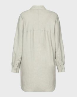 Фото вещи Женское оливковое льняное платье Оливковый M PRPY PWWVDRUA 0004