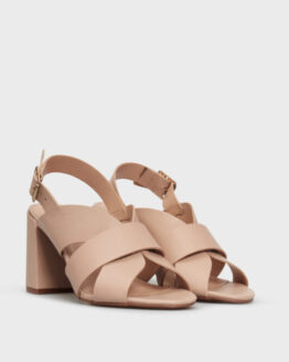 Фото вещи Женские бежевые кожаные босоножки Бежевый 39 Respect VK56-141170