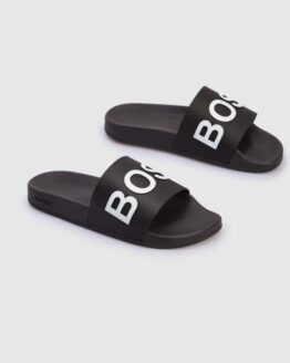 Фото вещи Женские черные слайдеры Черный 40 BOSS 50425631;001