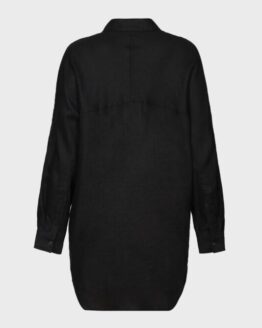 Фото вещи Женское черное льняное платье Черный XS PRPY PWWVDRUA 0004