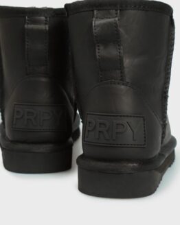 Фото вещи Женские черные кожаные угги Черный 37 PRPY PRFAS0217W