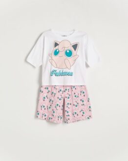 Фото вещи Reserved - Піжамний комплект із двох предметів Pokémon - рожевий - 0531U-30X