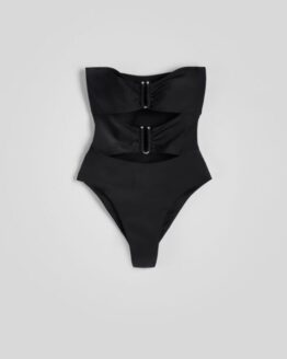 Фото вещи Reserved - Суцільний пляжний купальник - чорний - 0834Y-99X