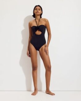 Фото вещи Reserved - Суцільний пляжний купальник - чорний - 0866Y-99X