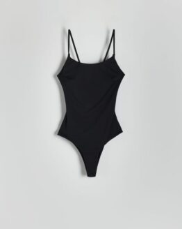 Фото вещи Reserved - Суцільний пляжний купальник - чорний - 0881Y-99X