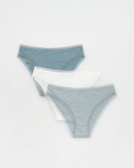 Фото вещи Reserved - Труси-бікіні, 3 штук - steel blue - 1417Y-95X