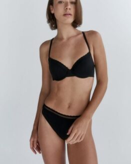 Фото вещи Reserved - Труси-танга, 3 штук - чорний - 1434Y-99X