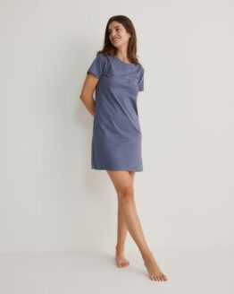 Фото вещи Reserved - Нічна сорочка - індиго - 1701Y-57X