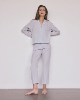 Фото вещи Reserved - Піжамний комплект з двох частин - світло-блакитний - 1714Y-50X