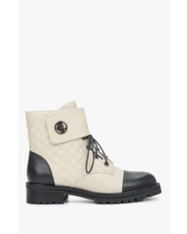 Фото вещи Черевики на шнурівці молочні Estro ER00110396