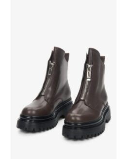 Фото вещи Черевики демісезонні коричневі Estro ER00110165